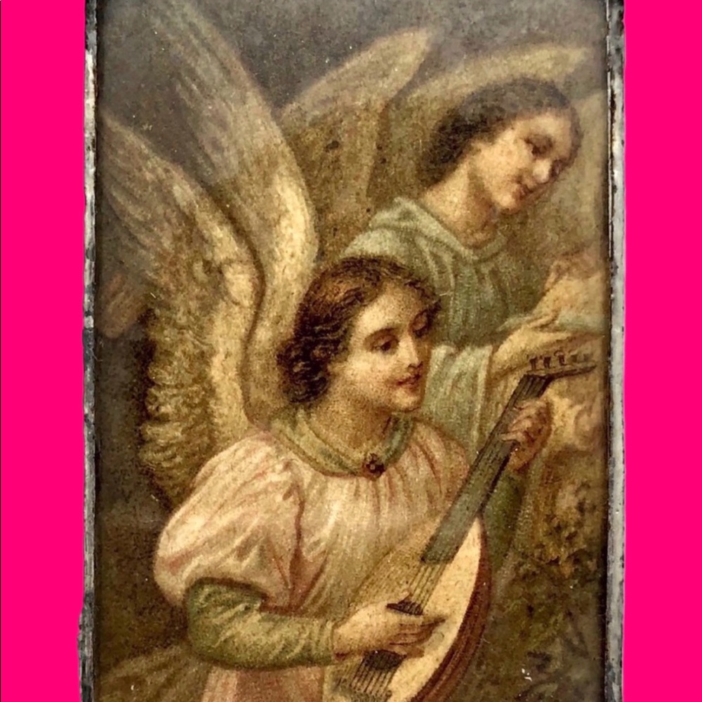 Elegant Angels Brooch - Vintage - Handmade OOAK